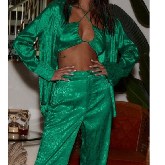 12th Tribe St Barths Emerald Pant NWT Medium - Picture 7 of 12